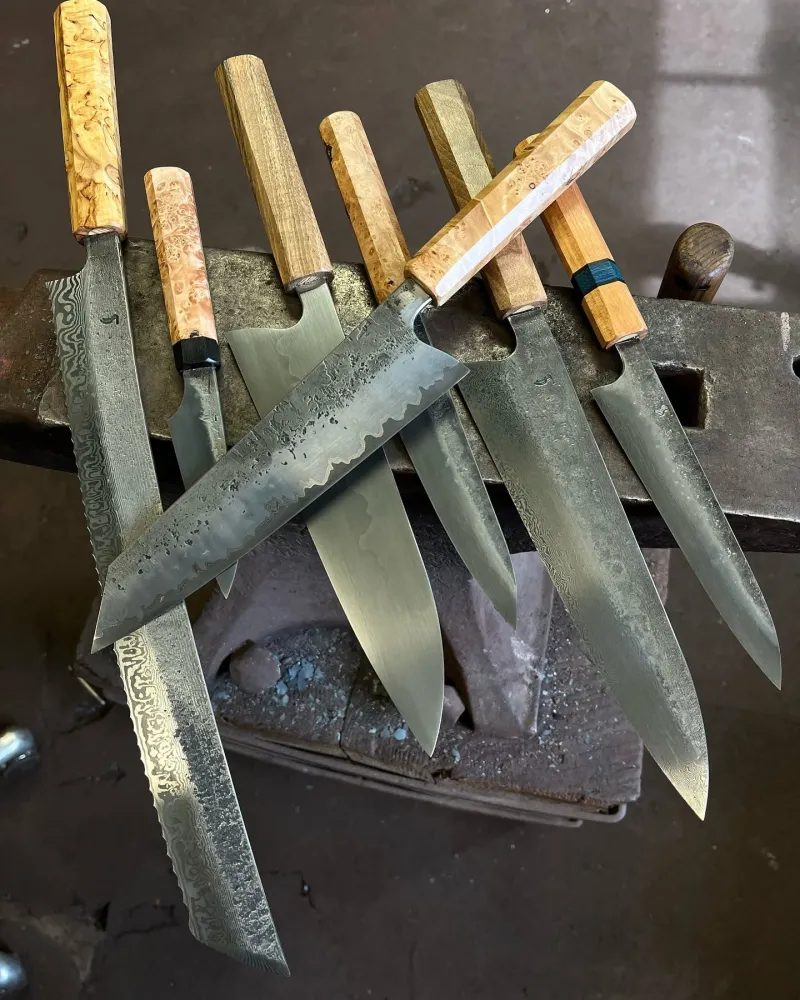 Different steels, different techniques